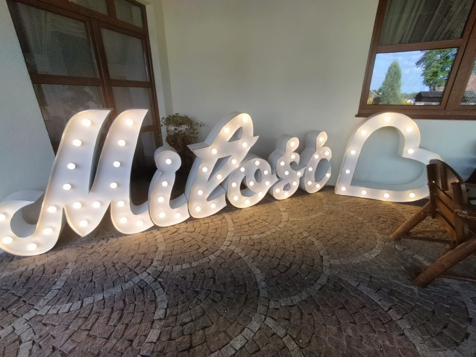 Wynajmę napis Love,Miłość,Mąż i Żona