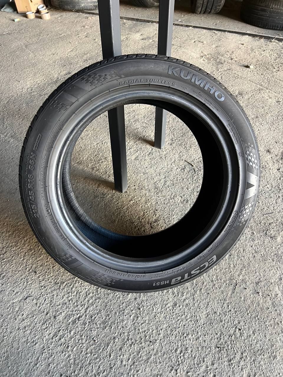 Шини 215/45 r16 Kumho Літо 4шт 2019р (151)