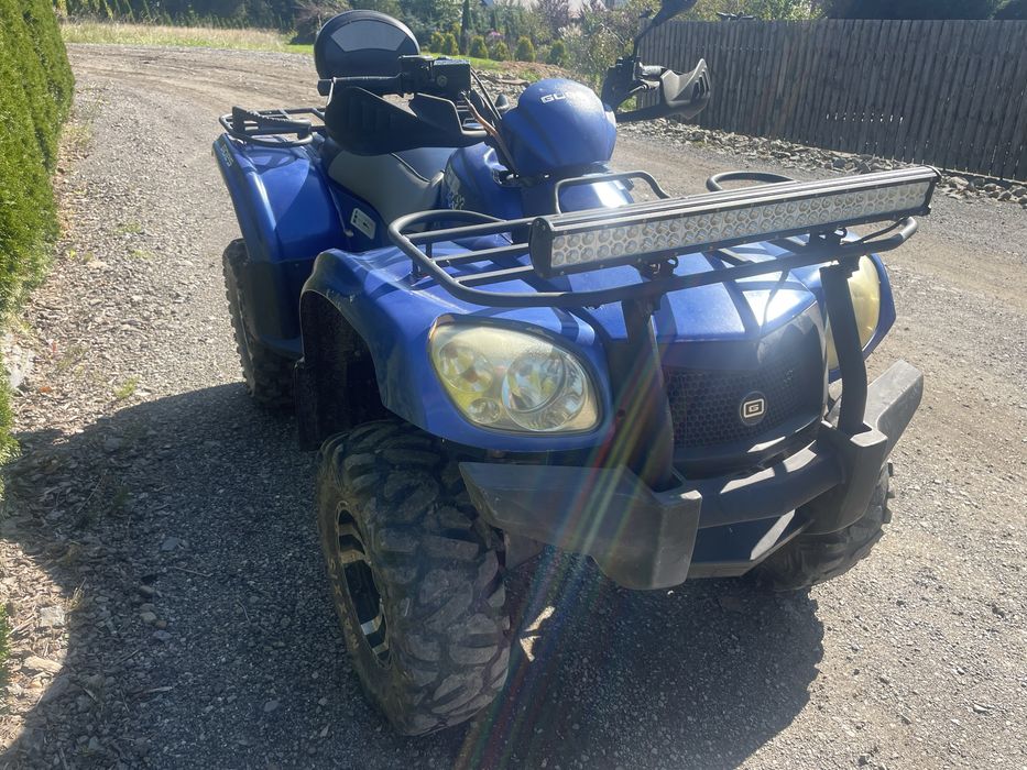 Cf moto 500 goes homologacja l7e 4x4 napedy reduktor hak szarpak igla