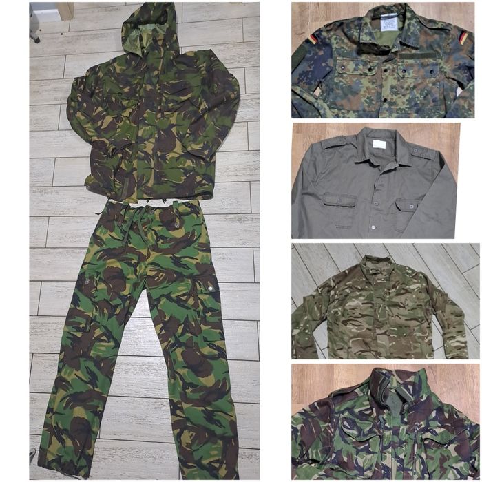 Парки кителя штаны дождевик флектарн дпм мультикам woodland  берцы