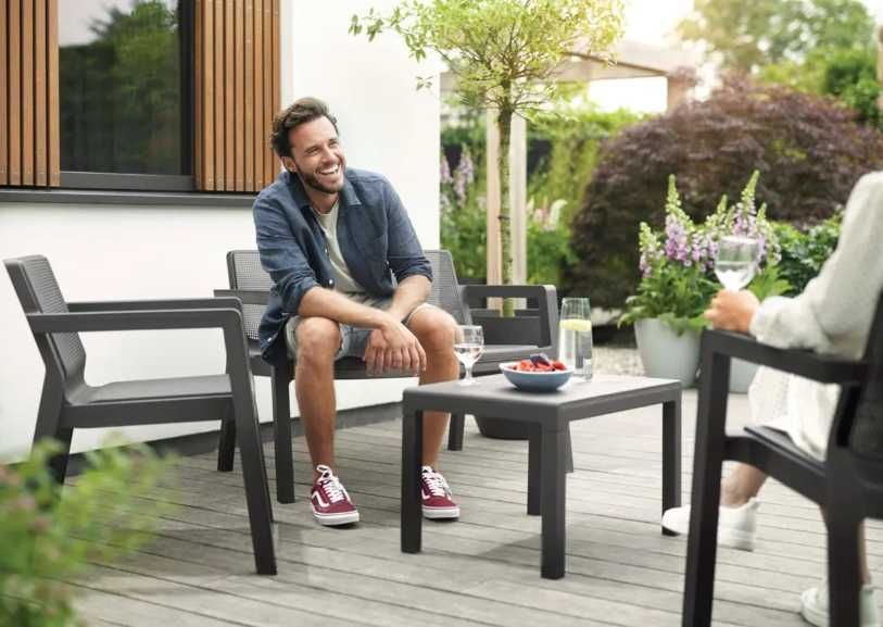 Набір садових меблів меблі для саду стільці диван стіл для дачі мебель