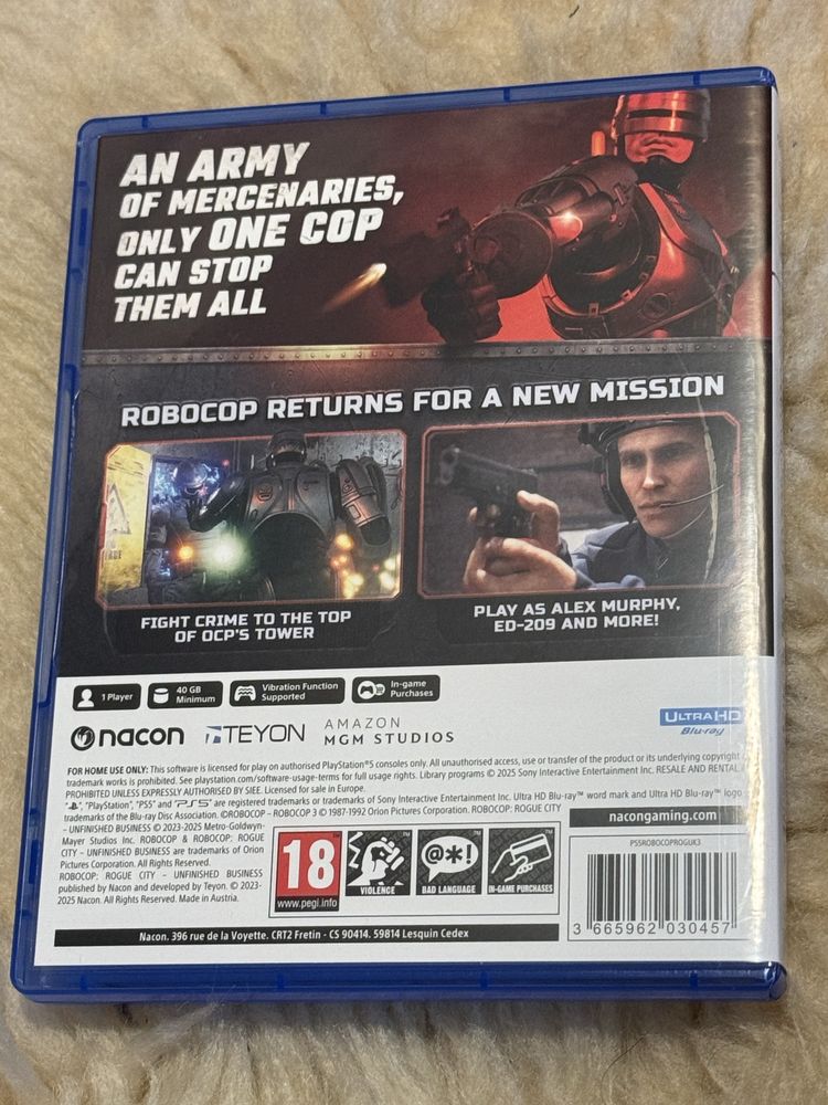 RoboCop: Rogue City Unfinished Business PL