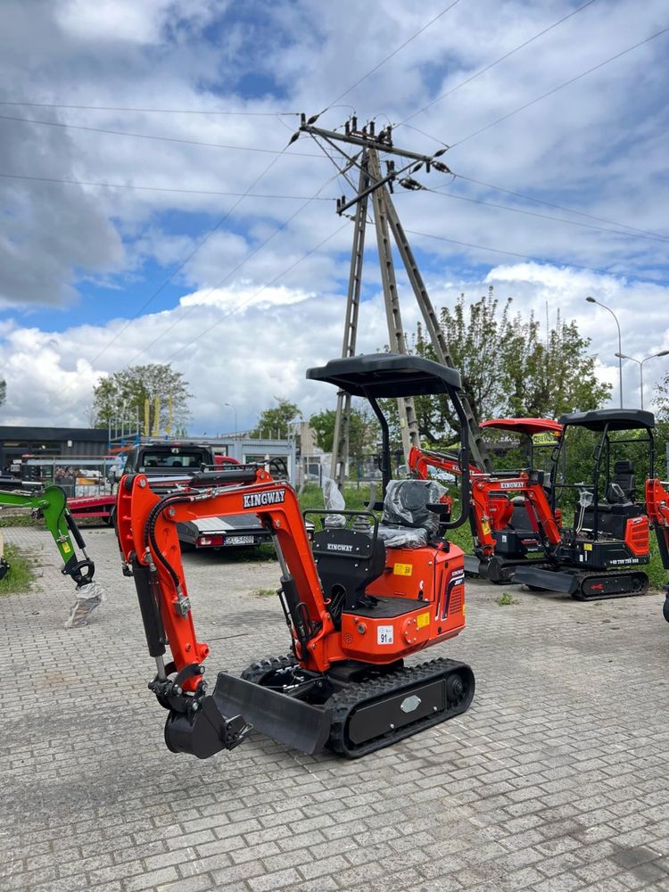 Nowa 2024 Minikoparka ECO II RS Kingway Joker Ramię Skrętne 1000kg