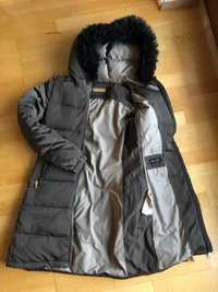Płaszcz puchowy jesienno-zimowy Massimo Dutti XS (prawdziwy puch)