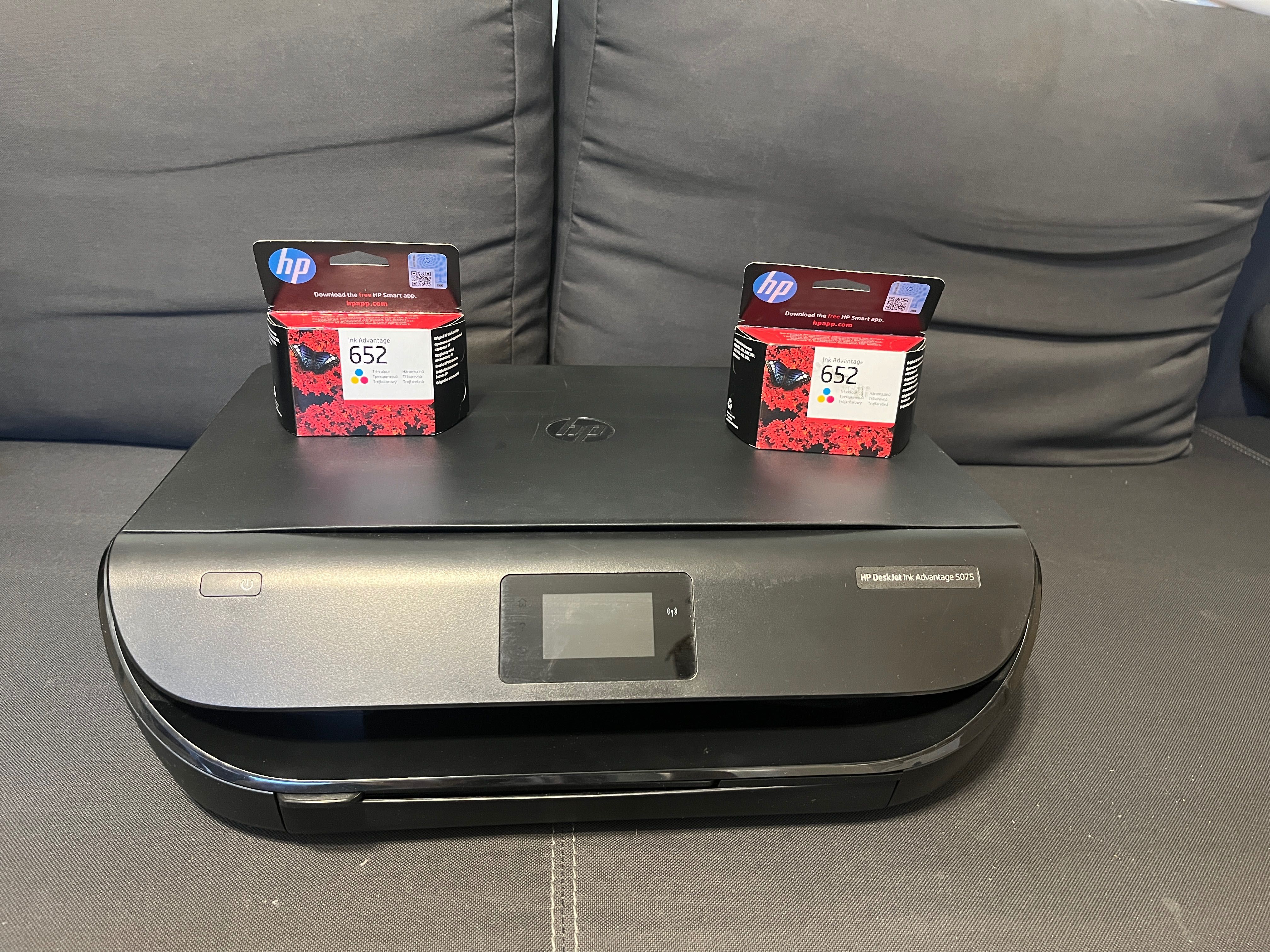 Drukarka HP DeskJet Ink Advantage 5075 + 2xTusz