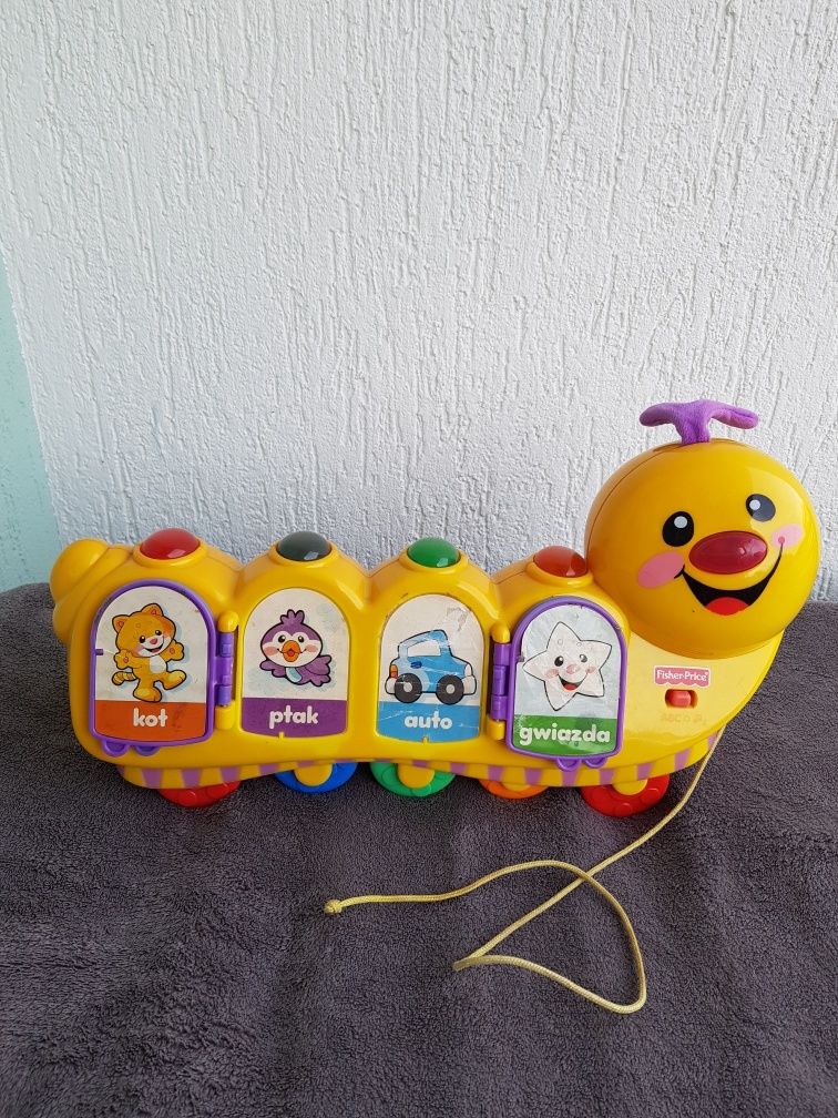 Fisher Price Gąsienica Gawędziarka zabawka interaktywna  dla malucha