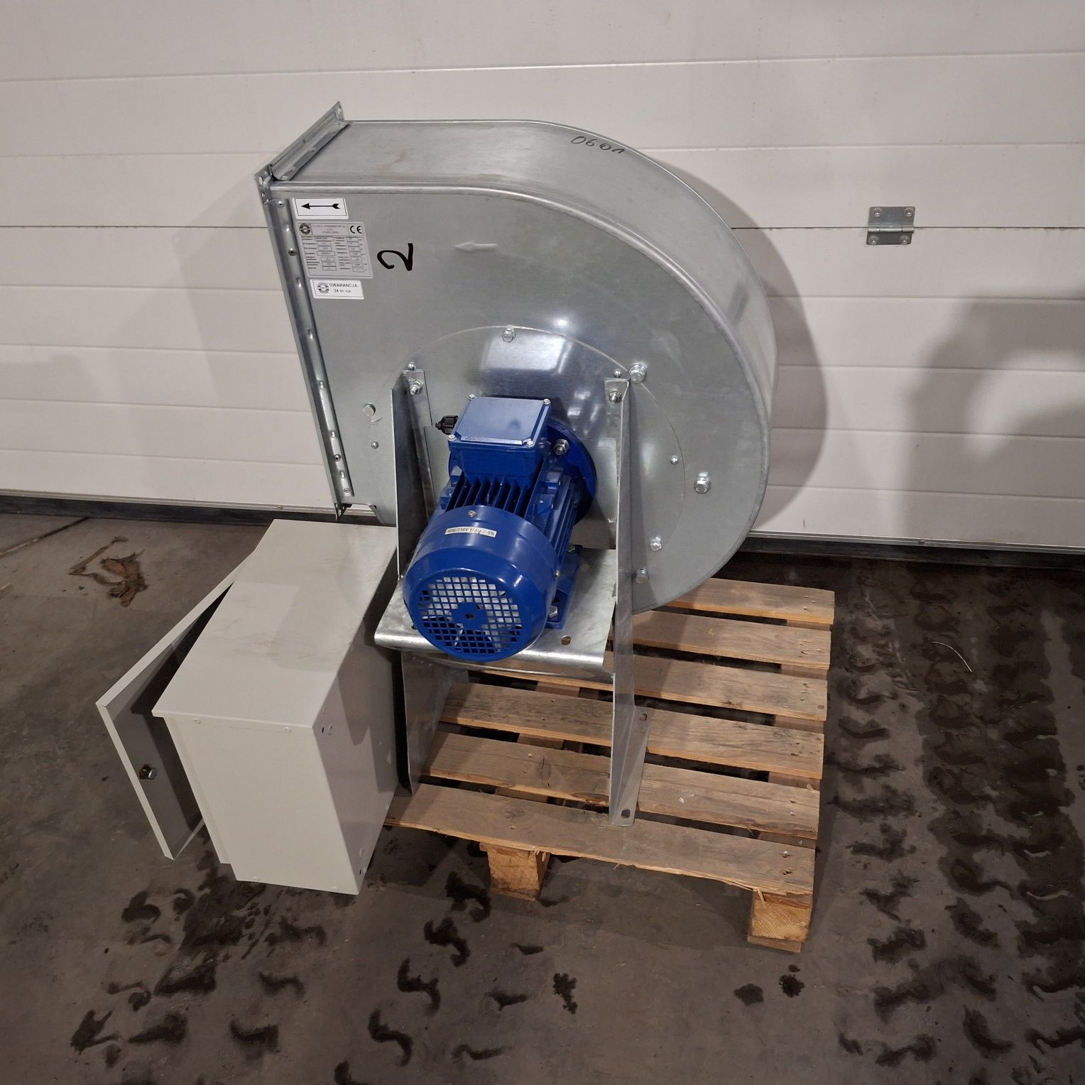 Wentylator bębnowy WB-355 Napięcie 400v 950 obr/min