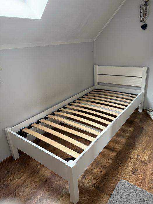 Łóżko biale bodzio 90x200