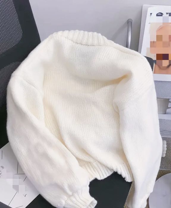 Kardigan sweter rozm M/L nowy Cieplutki