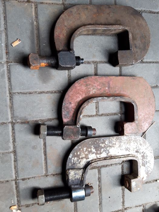 Imadło, ściskacz pękniętych szyn kolejowych typu C  Okazja!