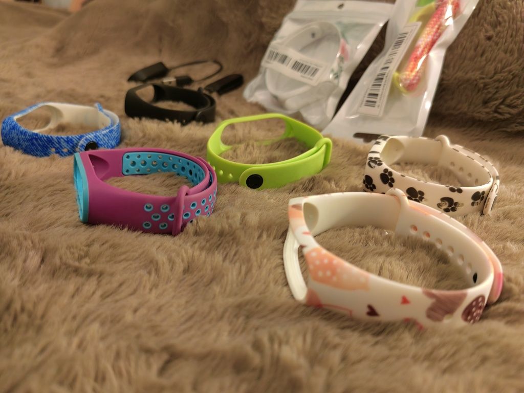 Conjunto 8 pulseiras e Smartwatch Xiaomi Mi Band 4