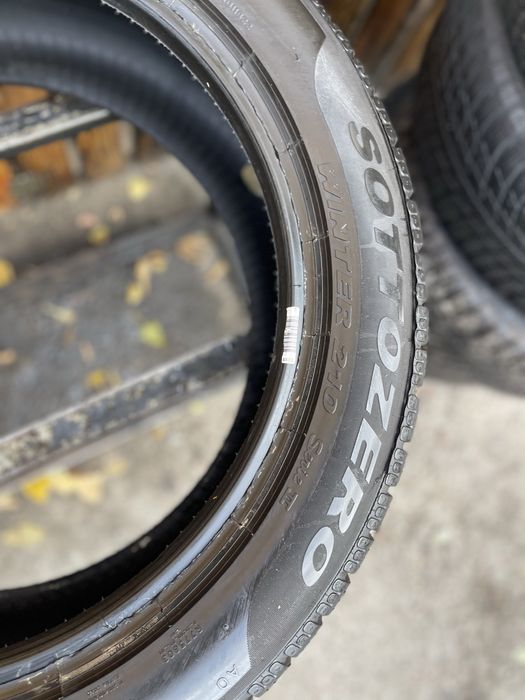 235/50 r19 резина, шини зима Pirelli 7,5мм
