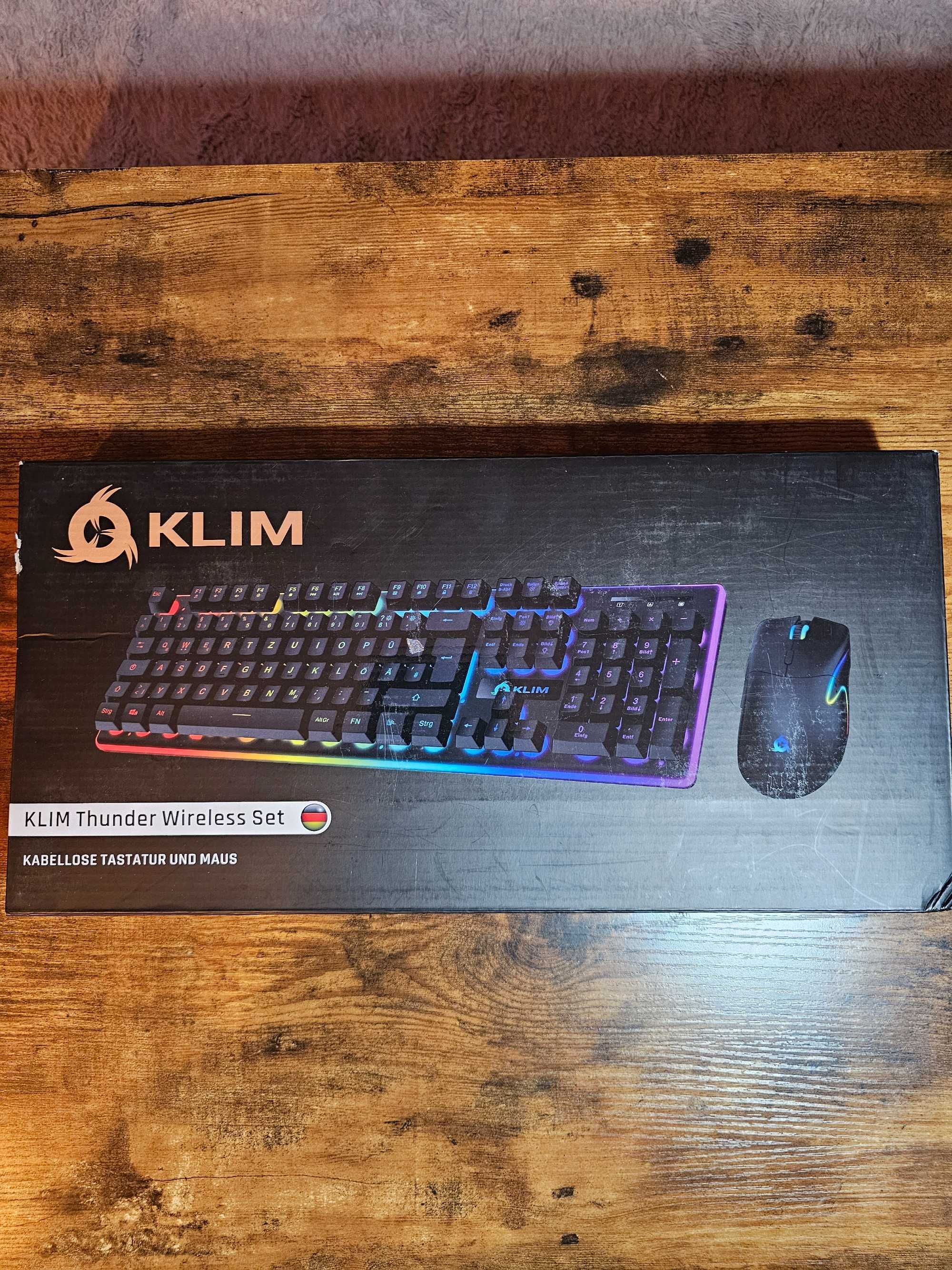 KLIM Thunder Wireless Gaming Keyboard and Mouse Combo