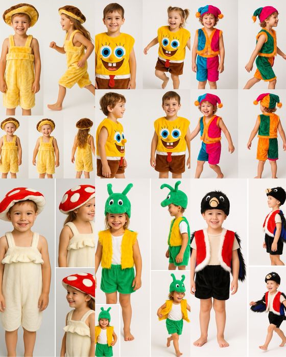 Карнавальний костюм гном новорічний панда