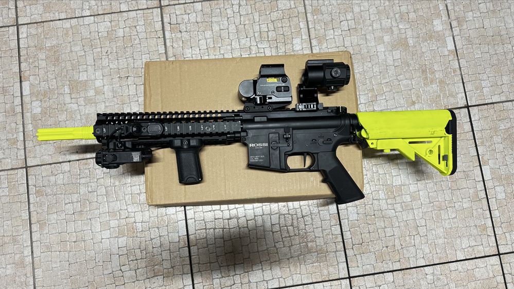 MK18 Rossi Neptune9" Marsoc - Black - AirSoft