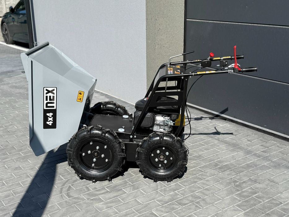 Taczka 300kg 400kg wozidło spalinowe Loncin 4,5 KM budowlane ogród 4x4