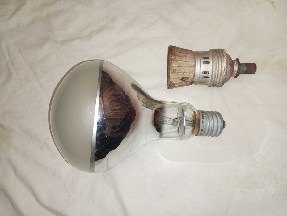 Лампа зеркальная для обогрева 300 Вт накаливания цоколь E40 патрон