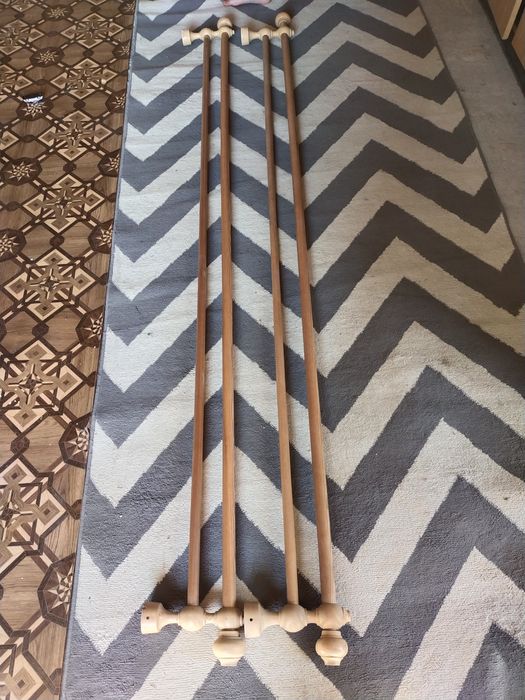 Drewniane karnisze 200 cm