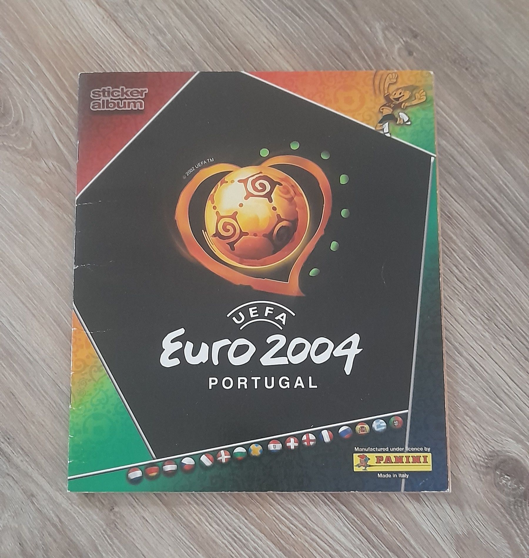 Pannini Albumy piłkarskie z naklejkami . Euro 2004,2008,2012 World Cup