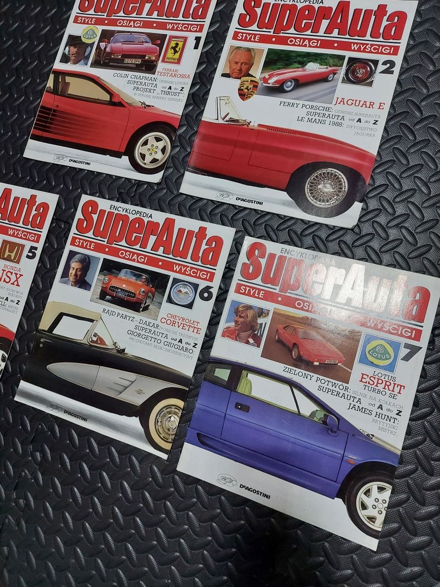 Super auta de agostini czasopisma 1992 dla kolekcjonera