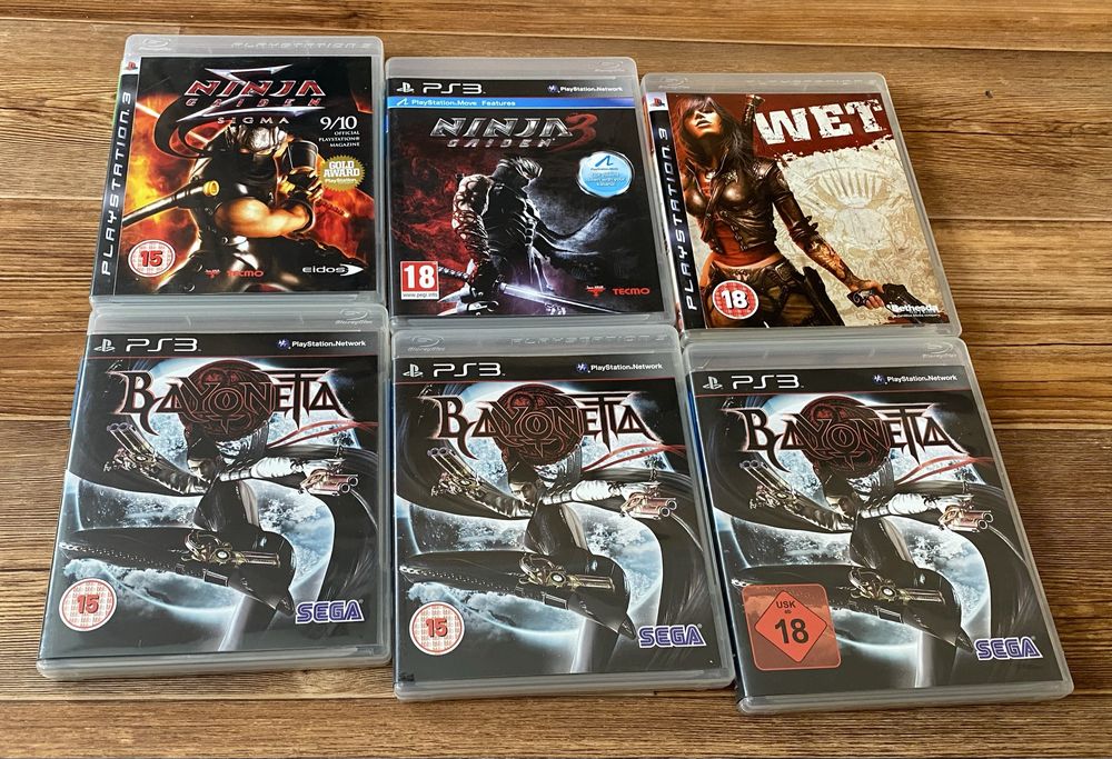 Sony PS3: Dark Souls, Dante’s Inferno, Castlevania, Bayonetta, Conan.