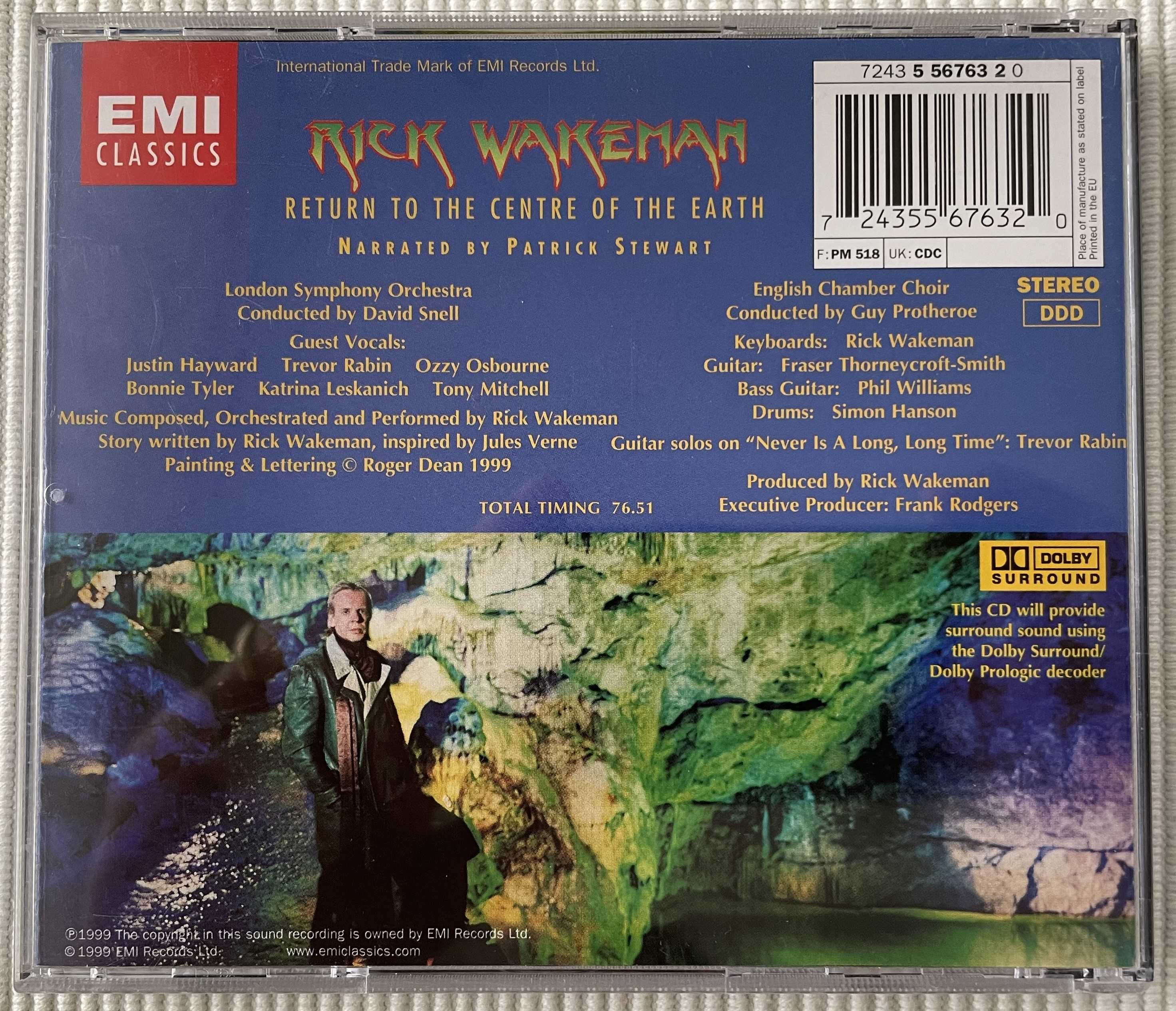 (Płyta CD)  Rick Wakeman - Return To The Centre Of The Earth