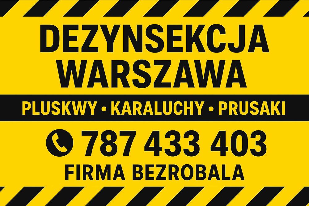 Pluskwy karaluchy prusaki pchły Dezynsekcja Dezynfekcja