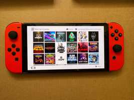 Nintendo Switch OLED Model Mario Red Edition, игры