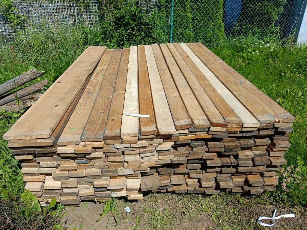Deska szalunkowa, konstrukcyjna, budowlana, 237/9,5/2,5