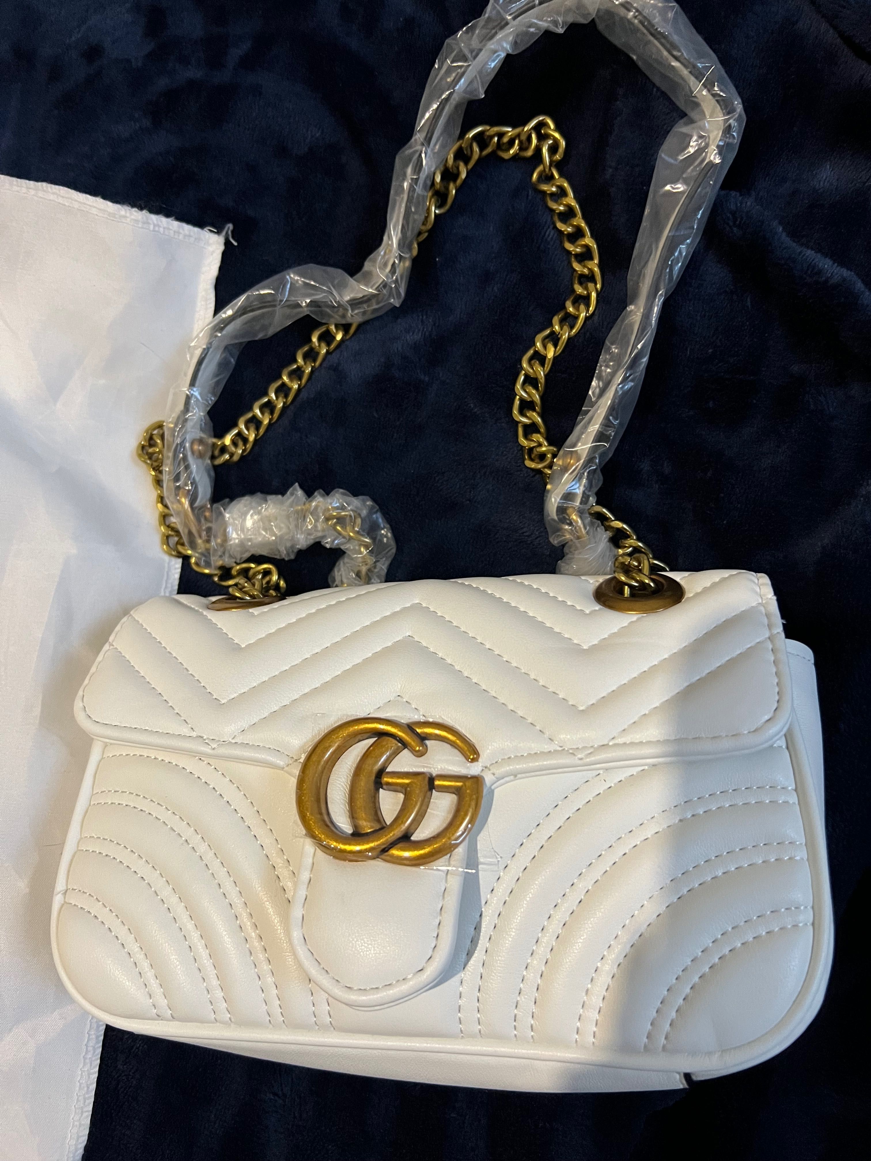 Сумка GUCCI біла