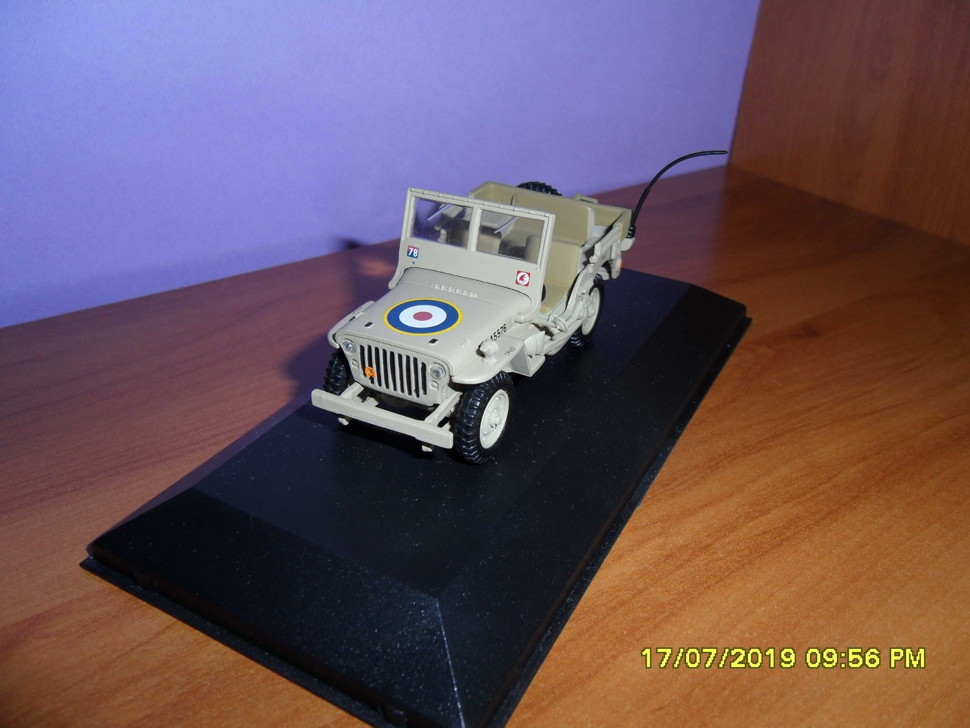 Modelismo, Miniaturas, Models Diecast, Jeep Willys, TT, WWII