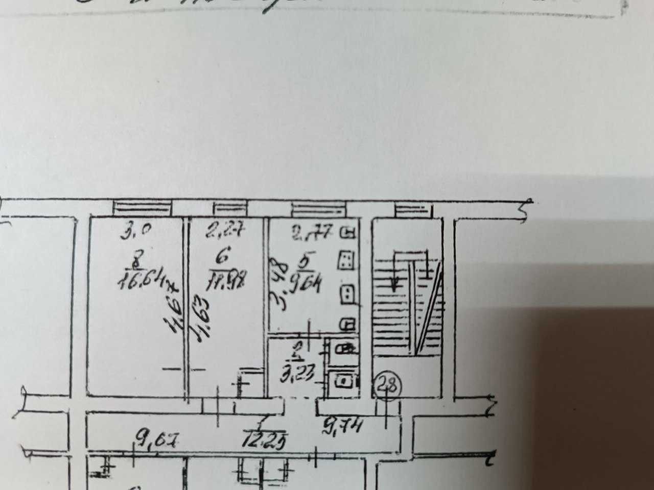 Продаж 2 кім. в гуртожитку на Вокзальній