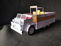 Star 660  Papamobile Jana Pawła II model kartonowy 1:32