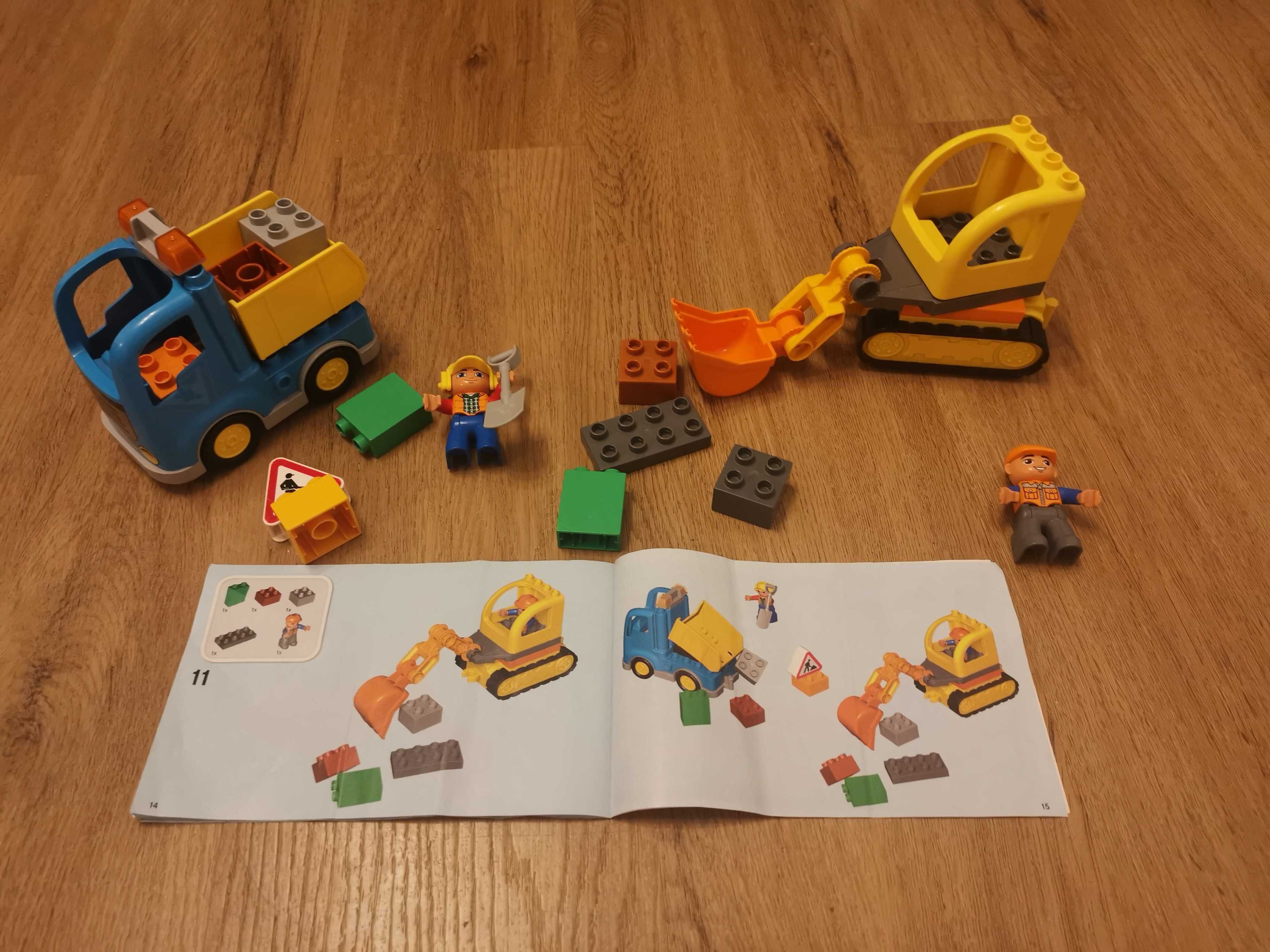 Lego duplo ciężarówka i koparka 10812