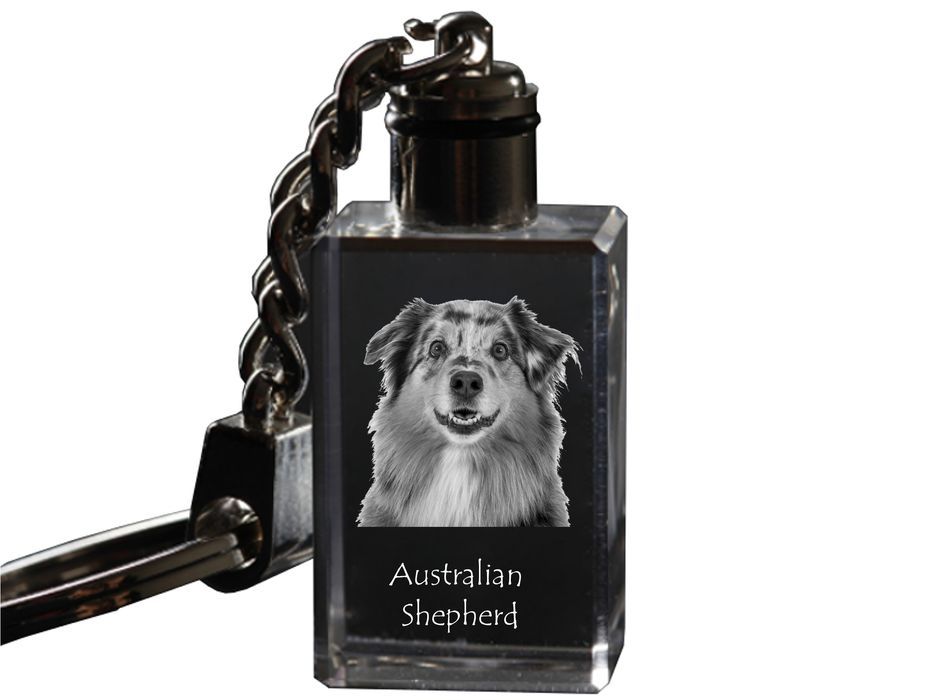 Owczarek australijski brelok kryształowy z psem Art-Dog