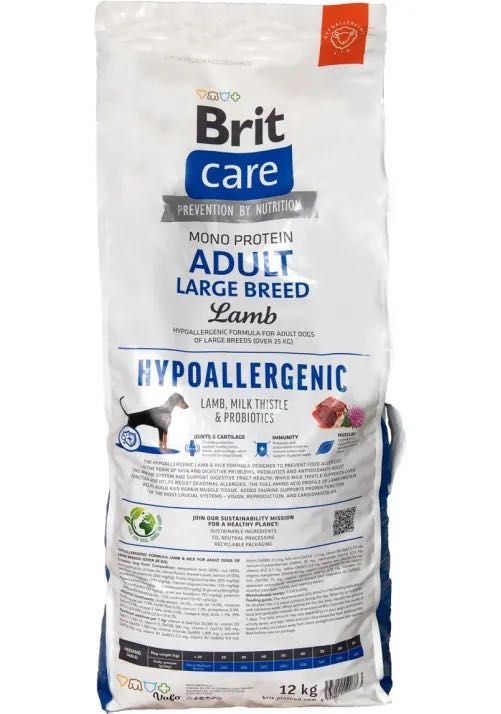 Сухой корм для собак Brit Care Adult Large Breed Lamb Rice 12кг