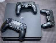 Ps 4 Slim 1 TB + 3 pady Playstation PS4