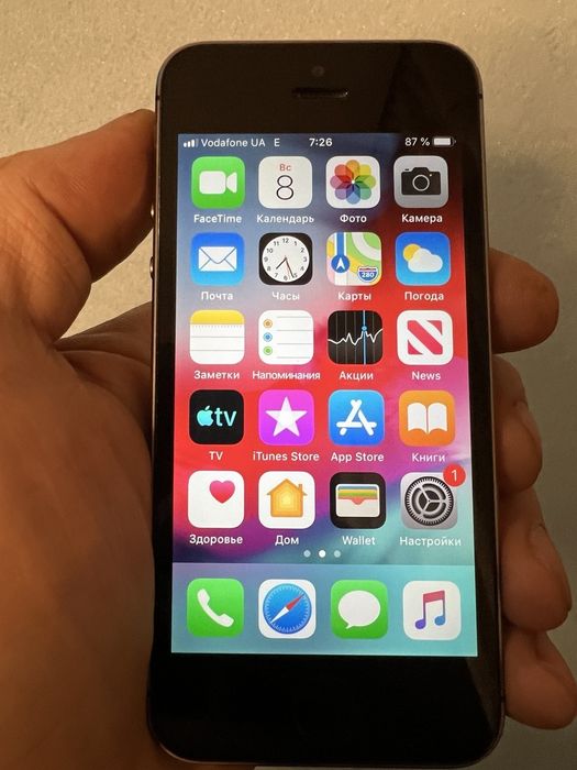 iPhone 5S 16gb grey neverlock звонилка