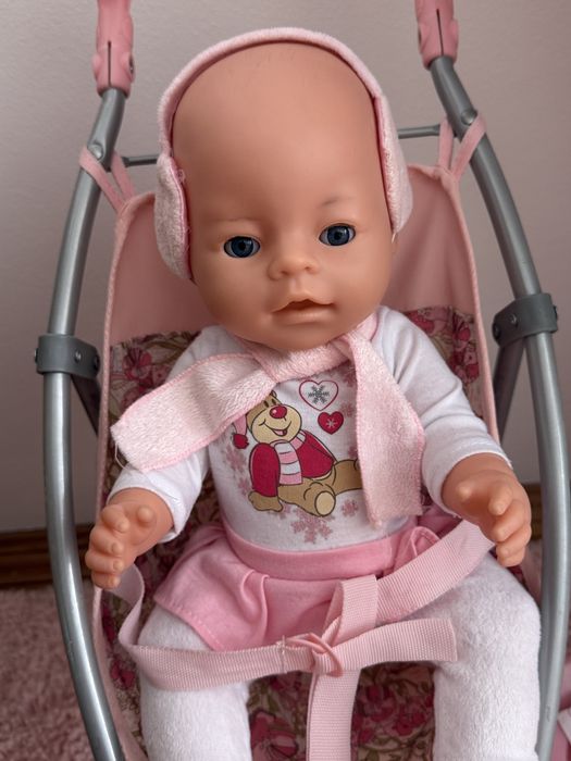 Великий пупс Baby Born, коляска Baby Anabel оригінал