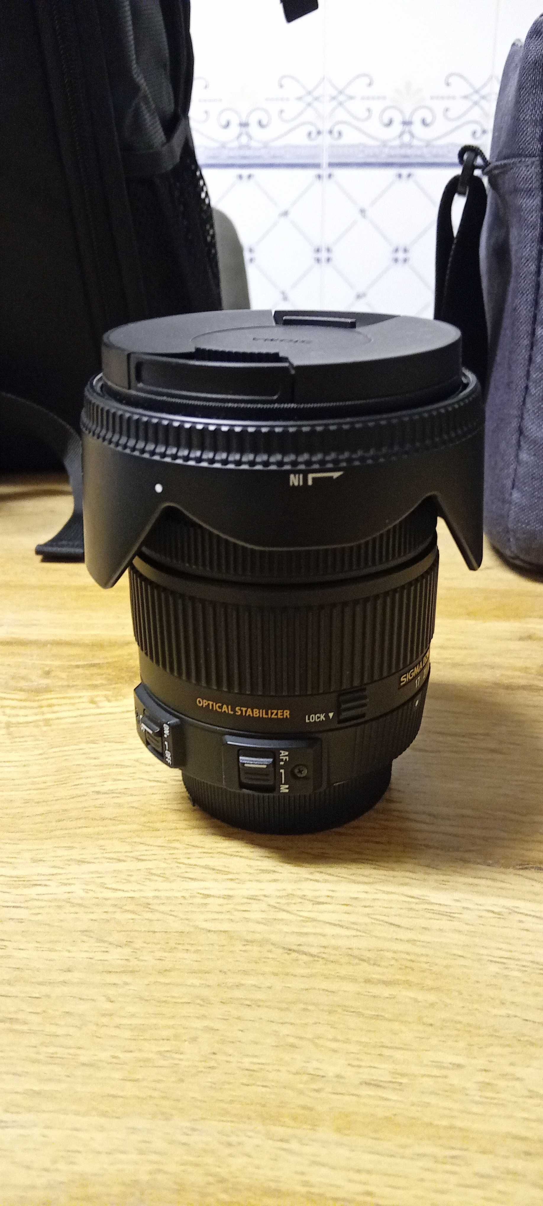 Acessórios fotográficos para camara Nikon (Lente, Flash, Mochila)