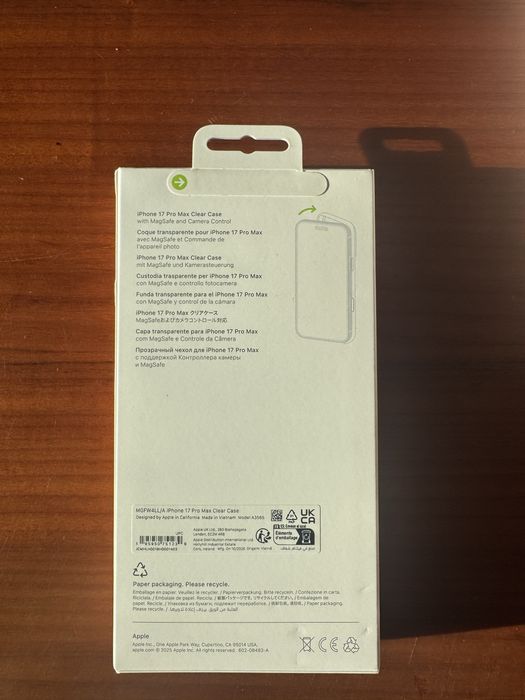 Clear case IPhone 17 Pro Max