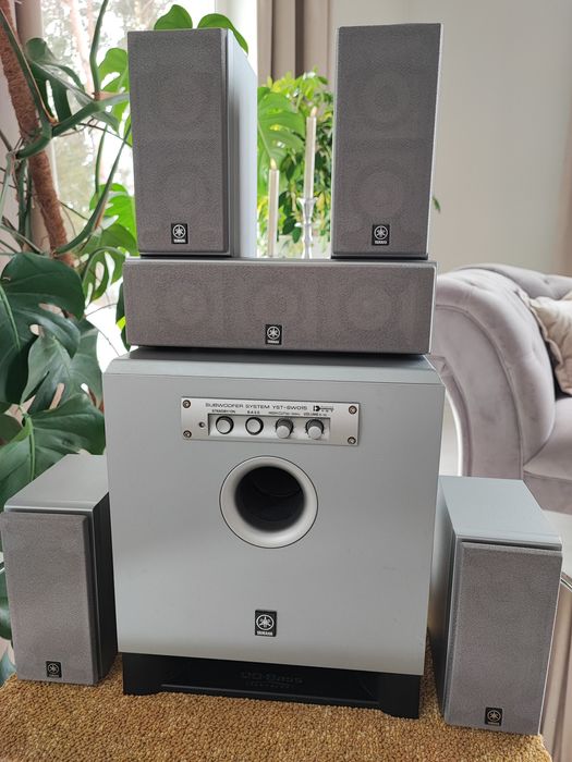 Duży zestaw kina domowego 5.1 - Yamaha, Pioneer DVD + amplituner, mega