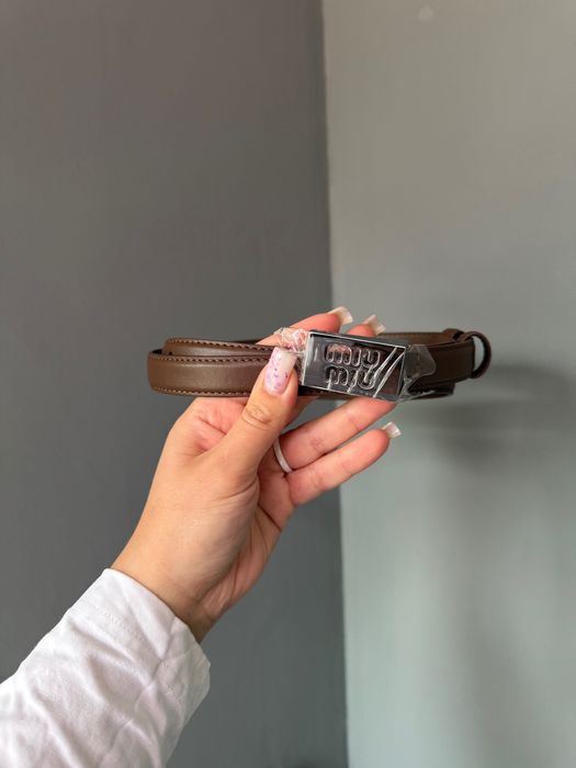 Брендові ремені MiuMiu. Hermes.