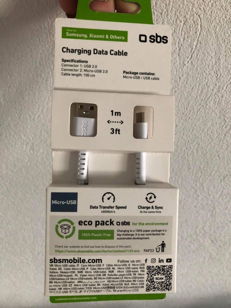 Kabel SBS Micro-USB 2.0