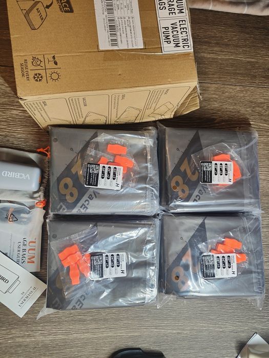 Worki próżniowe 20szt z bezprzewodową pompką elektryczną Vacbird A88