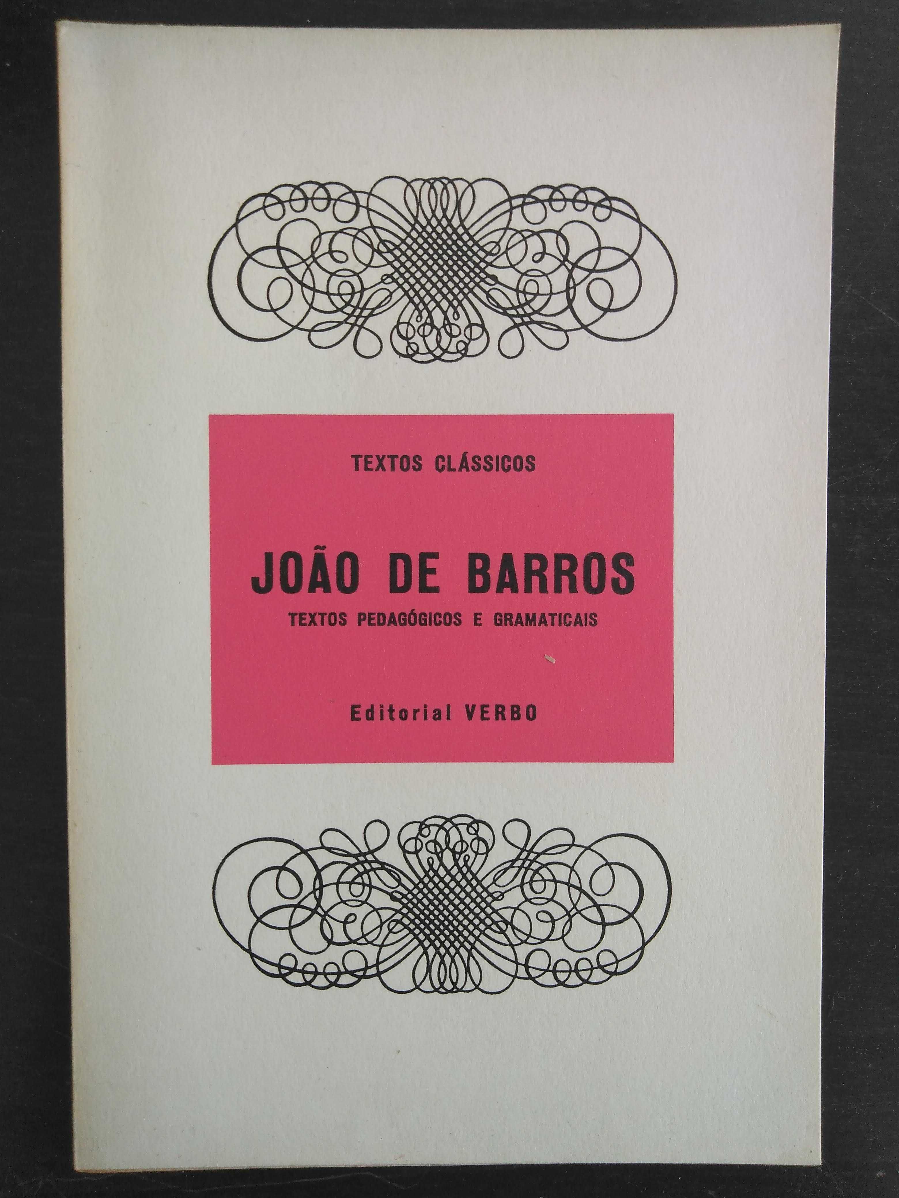 livro: João de Barros “Textos pedagógicos e gramaticais”