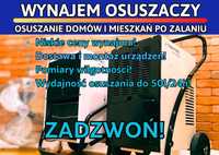 Osuszacze powietrza / wynajem osuszaczy/ osuszanie po zalaniu