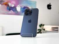 iPhone 15 Pro Max 1 TB Niebieski Tytan 100% bateria Sklep