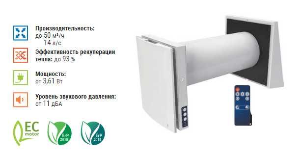 Рекуператор Blauberg VENTO Expert A50-1 Pro W ( розумний дім)