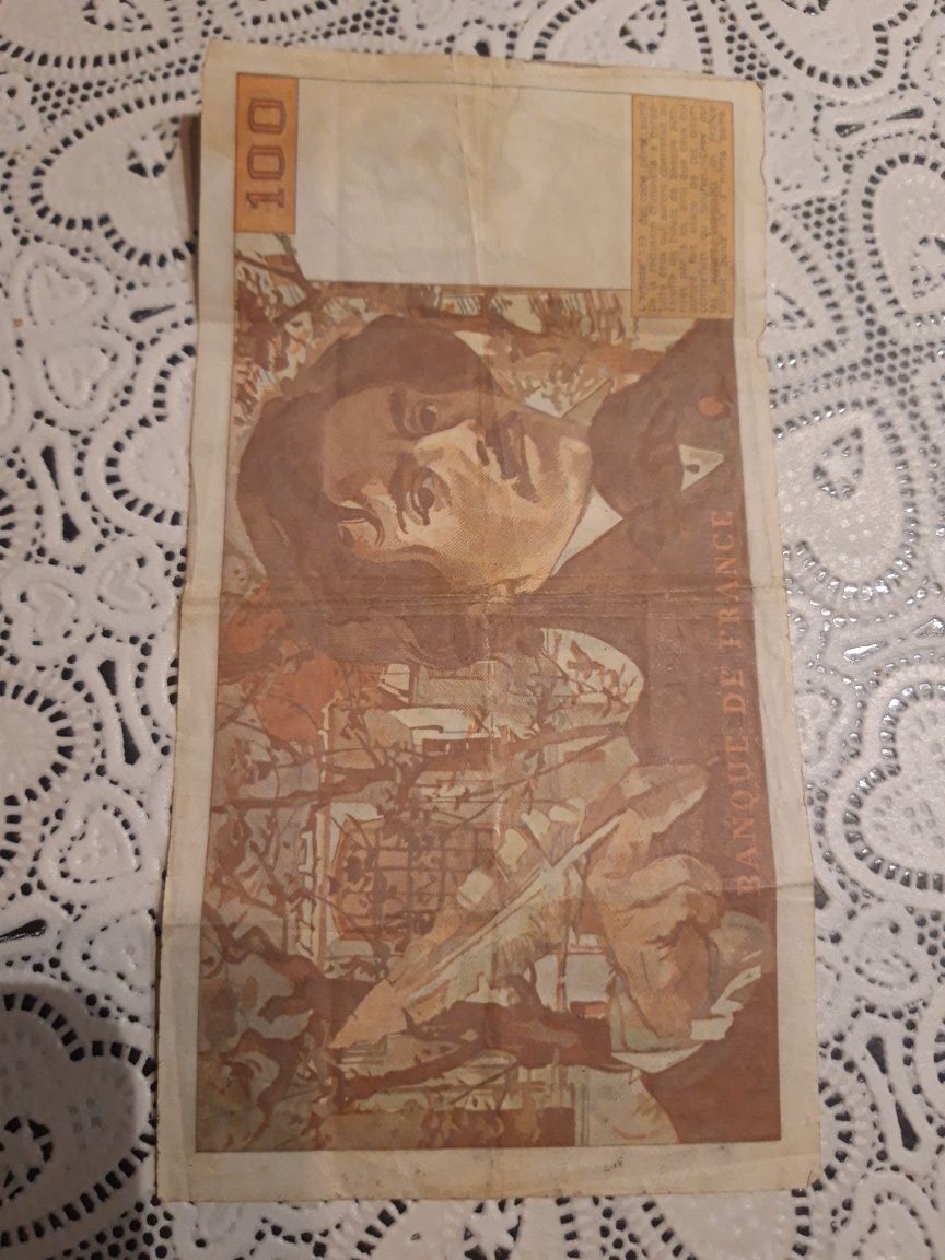 Banknot kolekcjonerski 100frankow z1991r.